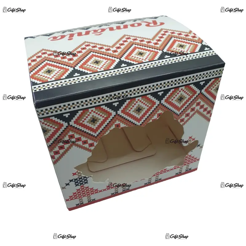 Cutie cadou pentru cana, suvenir romania